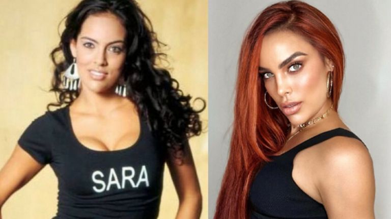 Antes y después de Sara Corrales