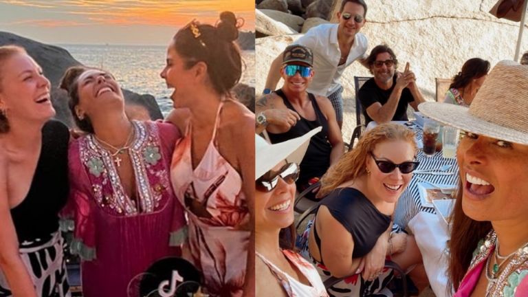 Galilea festejó a Paola Rojas en Acapulco