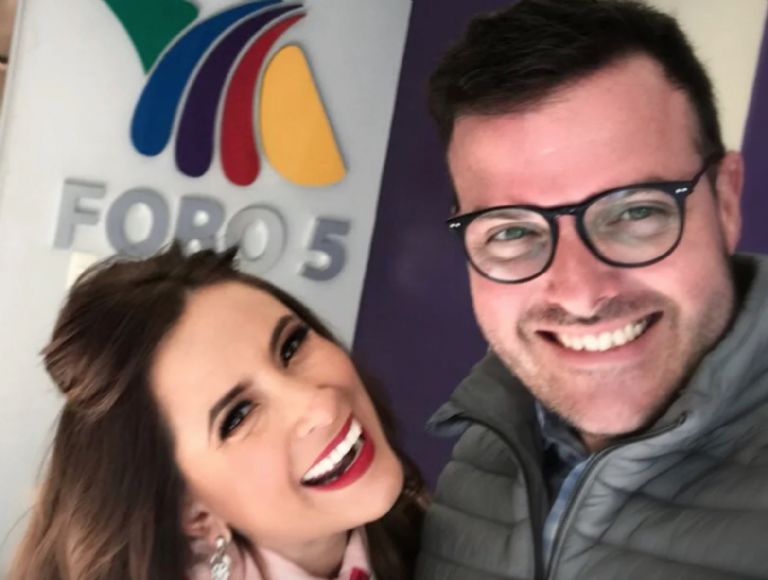 Linet Puente y su expareja