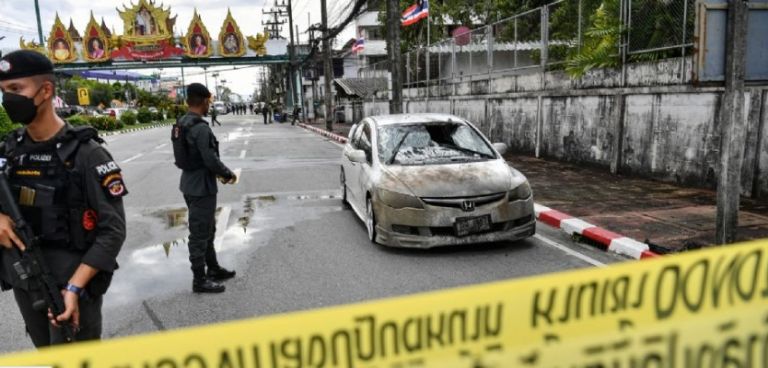 Coche bomba explota en Tailandia. Foto: Internet