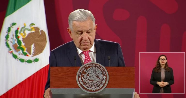 En la imagen, el presidente AMLO en su conferencia matutina. Foto: Gobierno de México