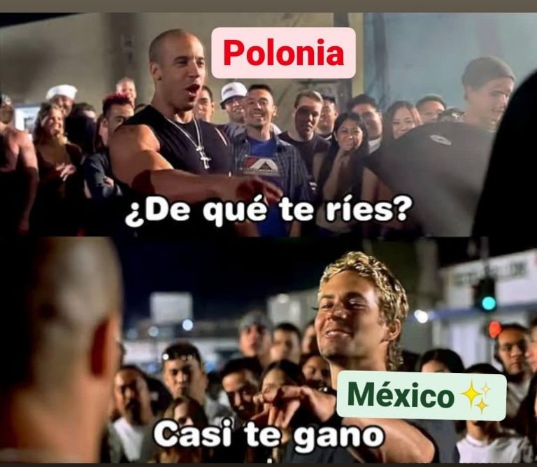 Memes del México vs Polonia