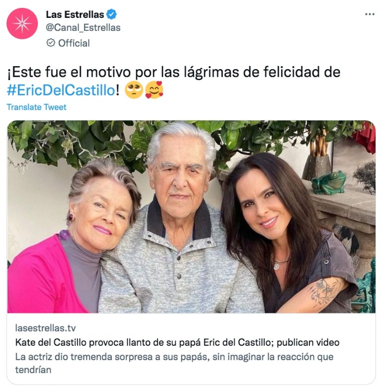 Twitter @Canal_Estrellas