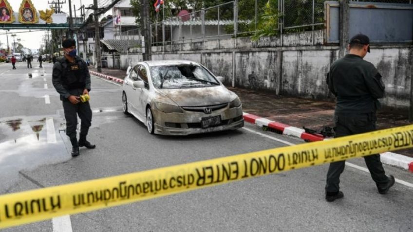 FOTOS: Sujeto abandona vehículo en calle de Tailandia y este explota; hay un muerto y 28 heridos
