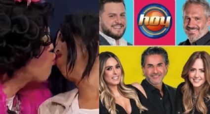 Tras besarse con actriz y años vetada de Televisa, conductora regresa a 'Hoy' y aplasta a TV Azteca