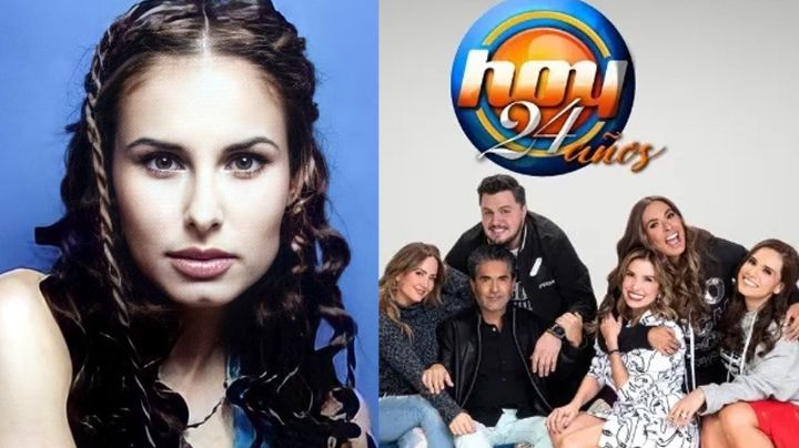 Tras 13 años en TV Azteca y retiro de novelas, protagonista regresa a Televisa y aparece en 'Hoy'