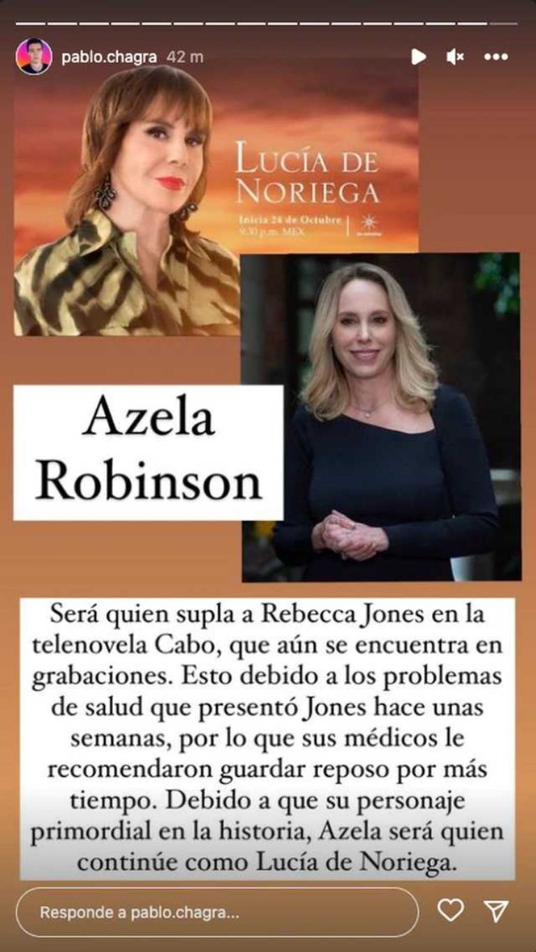 Azela reemplazaría a Rebecca