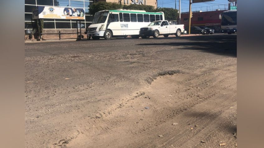 Recarpeteo de la calle 200 se proyecta "hasta la otra semana", según el alcalde de Cajeme