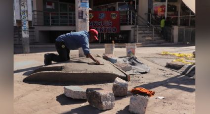 Ciudad Obregón: Rehabilitan rampa por la calle 5 de febrero y Galeana