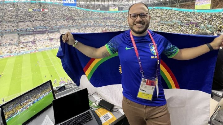 Periodista brasileño es agredido en Qatar, confundieron su bandera con la del movimiento LGBT