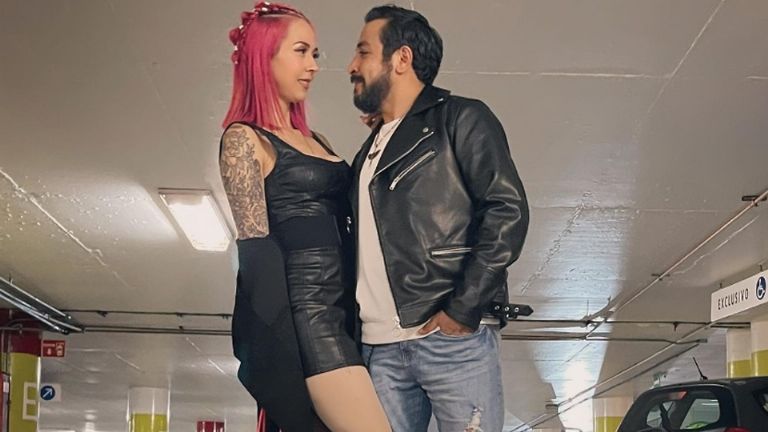 Luis Fernando y su esposa Aly