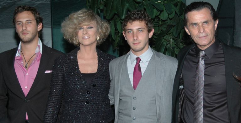 Zurita, sus hijos y Christian Bach (QEPD)