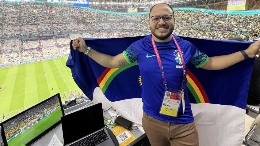 Periodista brasileño es agredido en Qatar, confundieron su bandera con la del movimiento LGBT