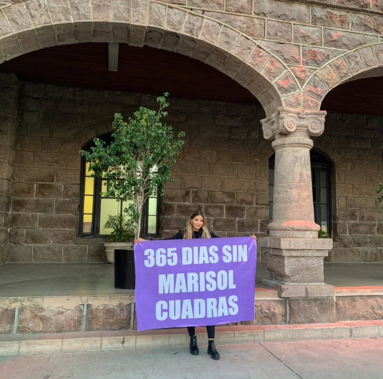 Marisol Cuadras fue asesinada en Guaymas, el 25 N del año pasado. Foto: Cortesía