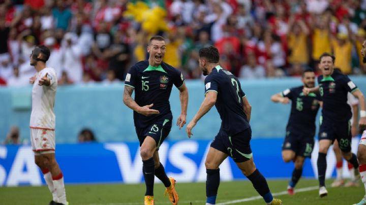 Con gol de un jugador de segunda división, Australia vuelve a ganar en un Mundial tras 12 años