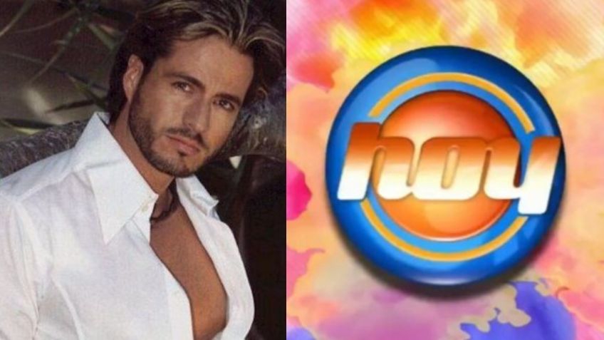 Salió del clóset: Tras subir 30 kilos y 6 años retirado de Televisa, galán de novelas vuelve a 'Hoy'