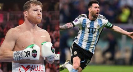 El Canelo lanza contundente mensaje a Lionel Messi tras 'pisar' la playera de México