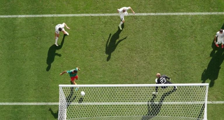 El primer gol de partido lo anotó Camerún. Foto: Internet
