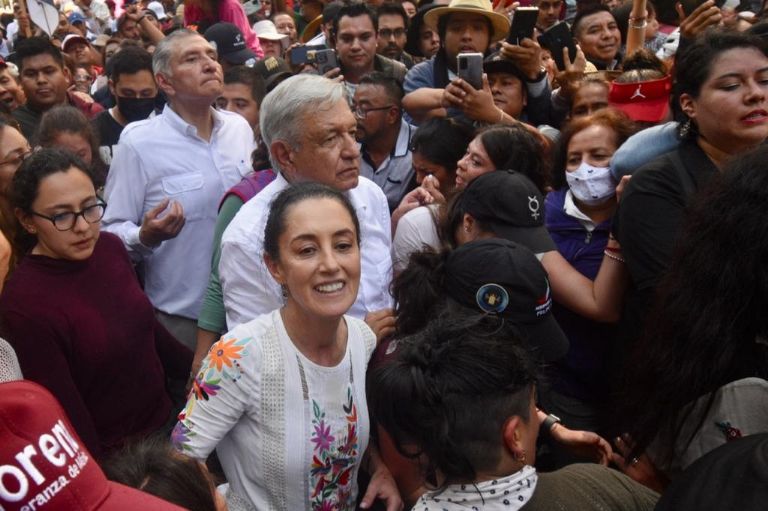AMLO reunió a miles para su marcha en CDMX. Foto: Internet