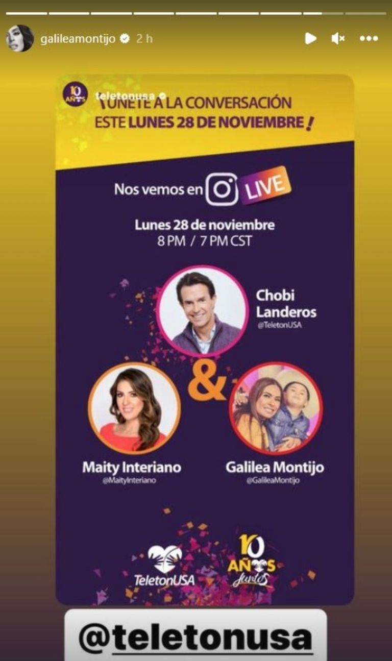 Galilea viajó a Texas por el Teletón USA