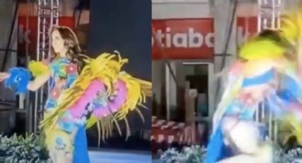 VIDEO: Participante de un concurso de belleza en Michoacán sufre descarga eléctrica ante el público