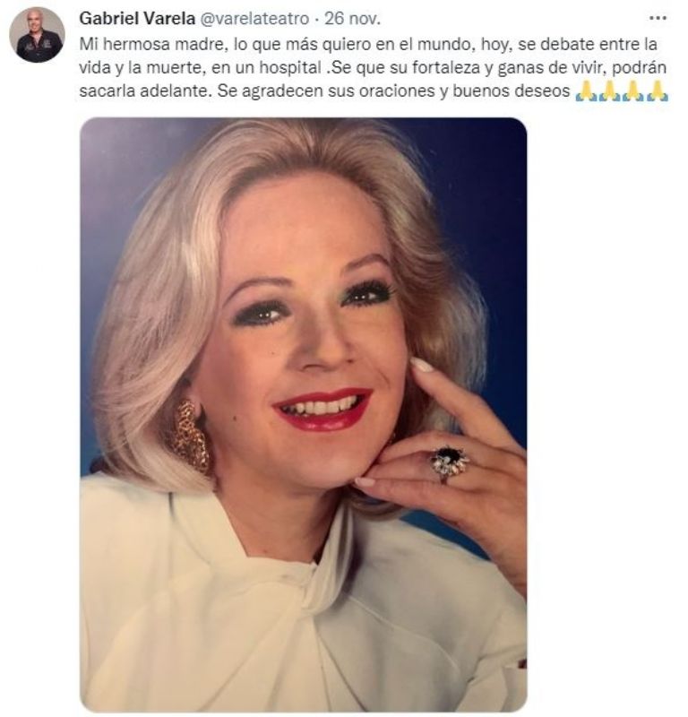 Gabriel Varela informó sobre la delicada salud de Gina