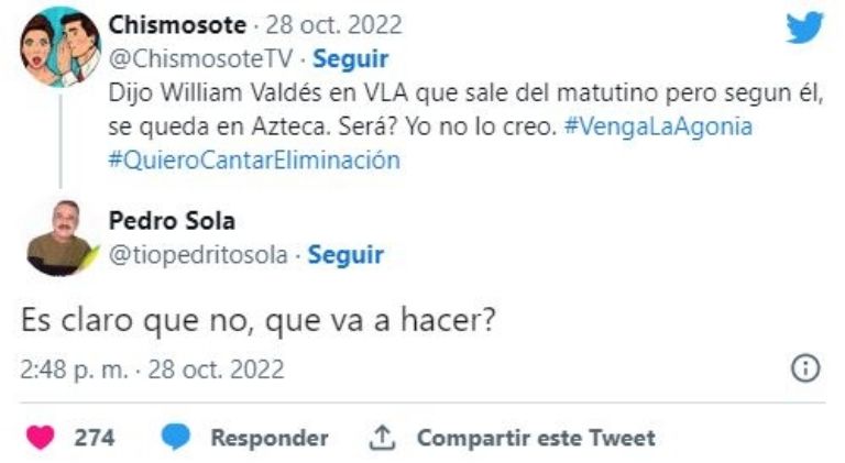 tuit de Pedrito Sola