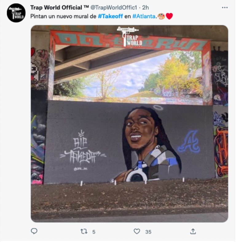 Mural en honor a Takeoff 