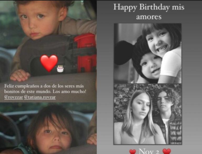 Mori felicitó a sus hijastros, hijos de Rovzar