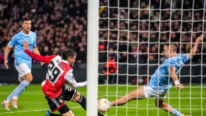 Santiago Giménez anota y el Feyenoord clasifica como líder; así fue el gol