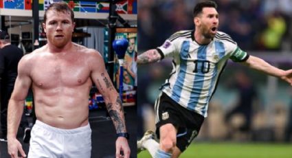 ¡Se acabó la polémica! 'Canelo' Álvarez se disculpa con Lionel Messi y las redes explotan