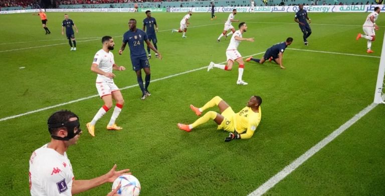 Túnez y Francia jugaron el último duelo de la fase de grupos. Foto: Internet
