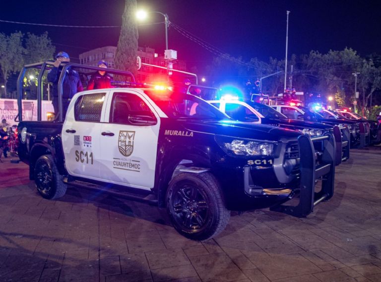 Nuevas patrullas en la Cuauhtémoc