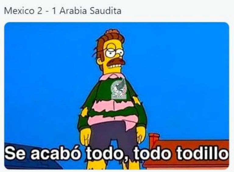 Memes México vs Arabia Saudita