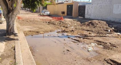 Ciudad Obregón: Obra de rehabilitación en colonia Municipio Libre queda en abandono