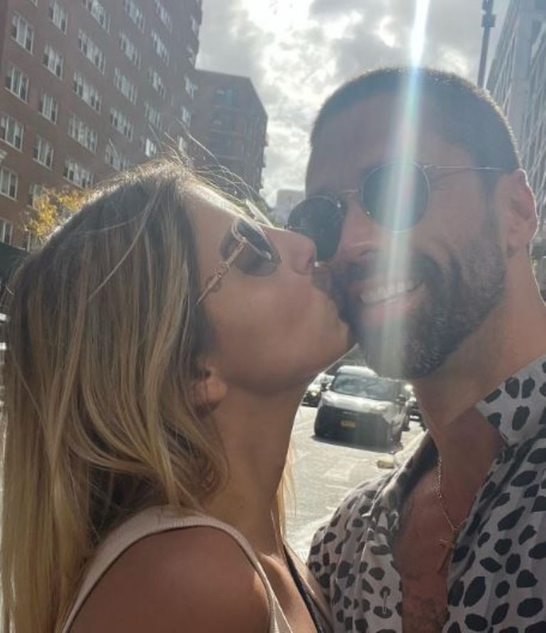 Michelle Renaud y Matías Novoa