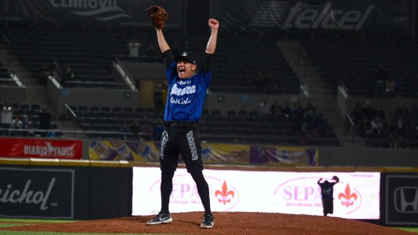 ¡Historia pura! Javier Arturo López tira sin hit ni carrera para los Yaquis en contra de los Mayos