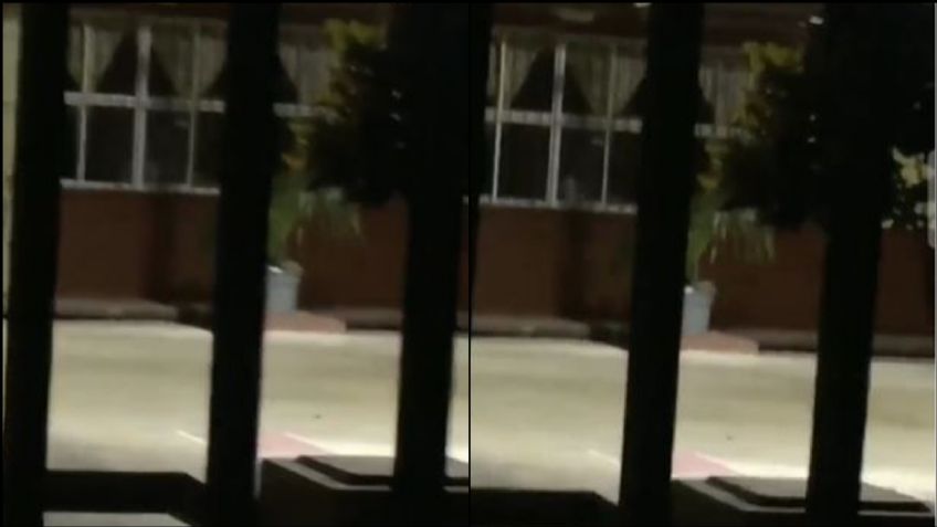 VIDEO: Persona graba una escuela en la madrugada y aterra a Internet por lo que captó
