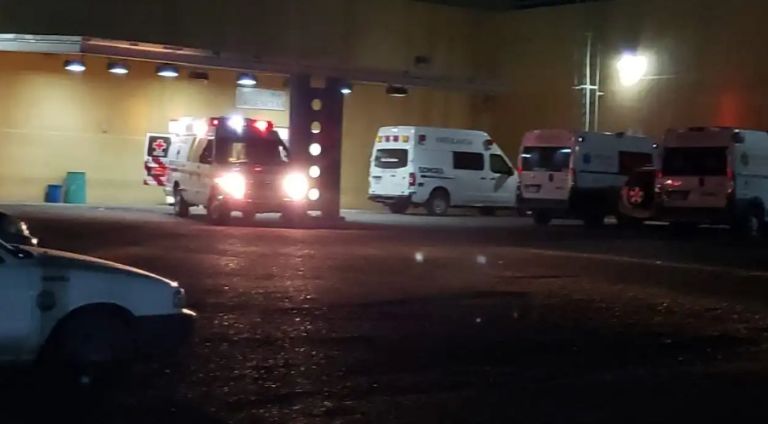 La víctima fue llevada a un nosocomio del IMSS. Foto: Facebook