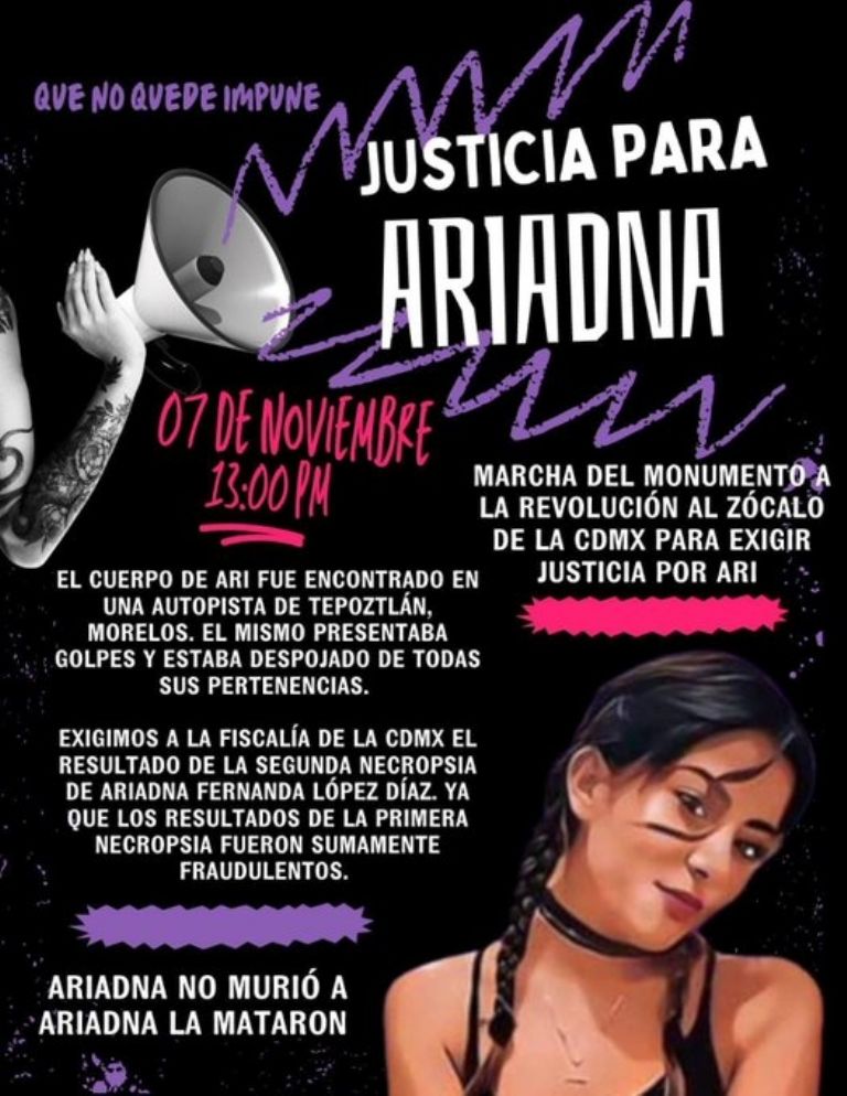 Ariadna Fernanda marcha 