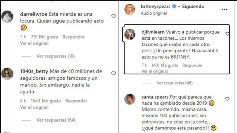 Comentarios negativos hacía Britney Spears
