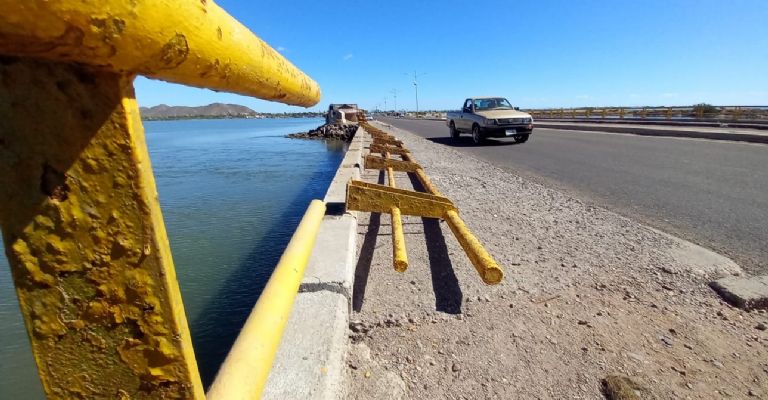 Puente de Empalme presenta deterioro en su infraestructura