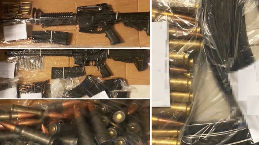 Para escapar, presuntos sicarios abandonan armas largas y cartuchos en sierra de Sonora