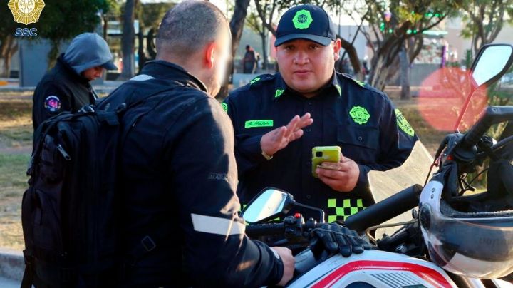 CDMX: Tras operativo en San Juan de Aragón infraccionan a 60 motociclistas
