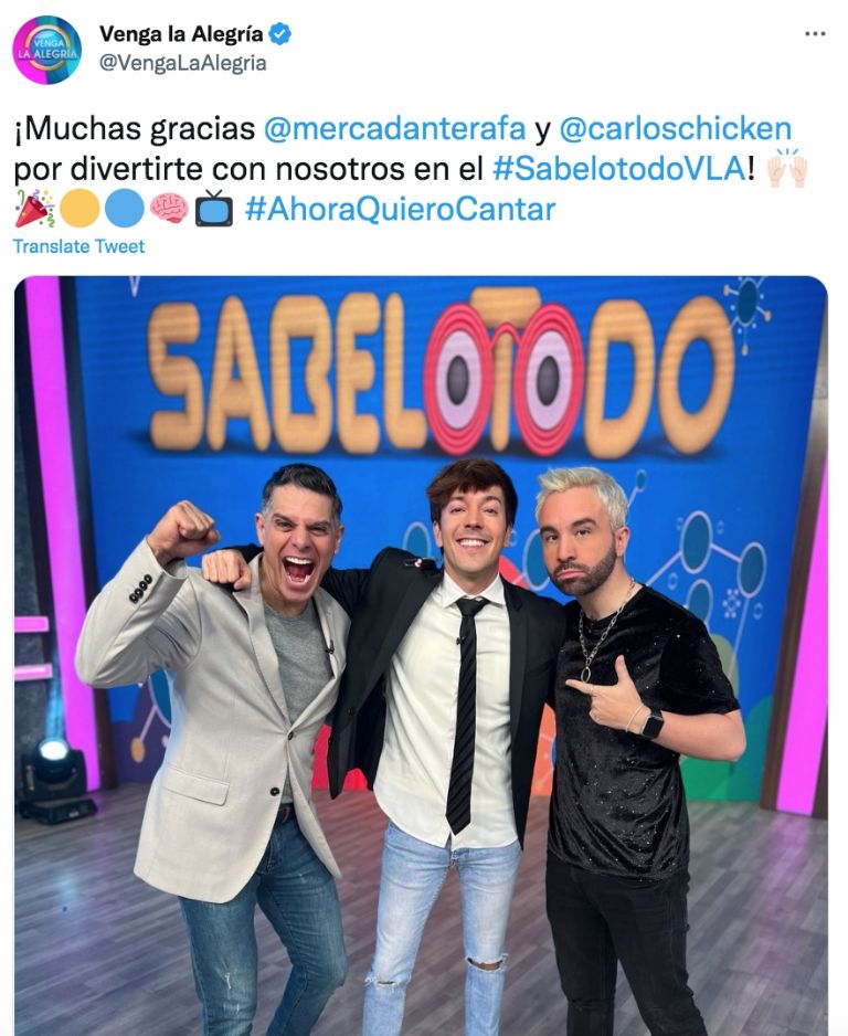 Twitter @vengalaalegria