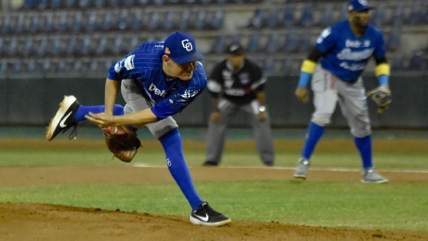 Javier Arturo López y los Yaquis de Obregón le repiten la blanqueada a los Mayos de Navojoa