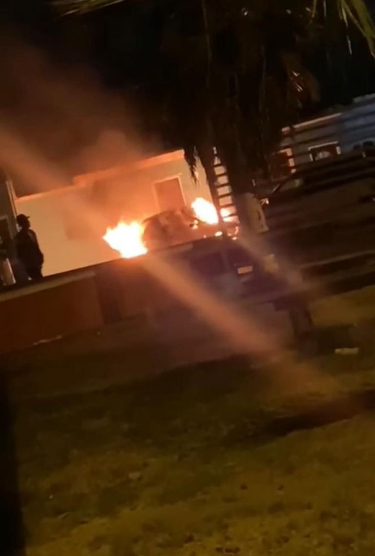 La violencia azotó a Guaymas la noche del pasado sábado. Foto: Cortesía