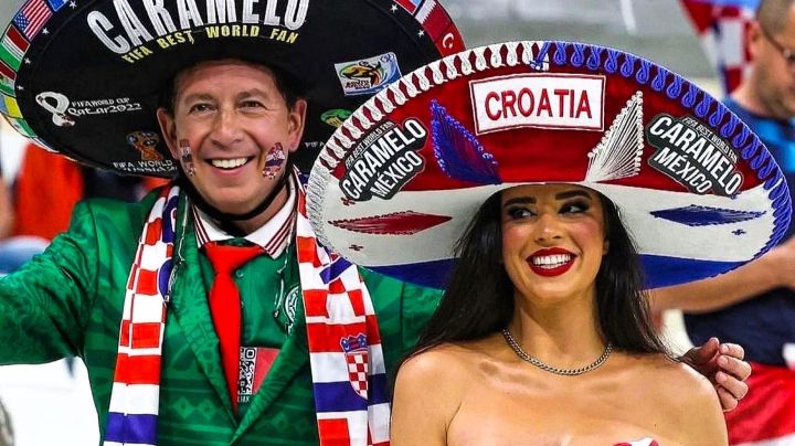 Ivana Knoll aparece junto a 'Caramelo' en el Mundial y arremete contra Argentina