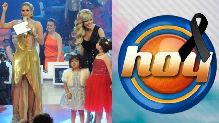 Tras debut en 'Pequeños Gigantes', actriz reaparece en Televisa y llega de luto a 'Hoy'