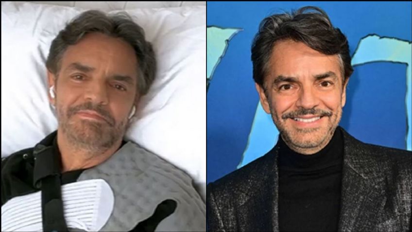 FOTO: Tras sufrir grave accidente, Eugenio Derbez regresa al cine con su "novia"